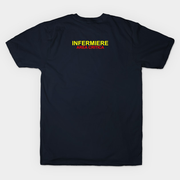 Infermiere | Nurse | T-shirt for Nursing Staff | Print on front & back by Betta's Collections